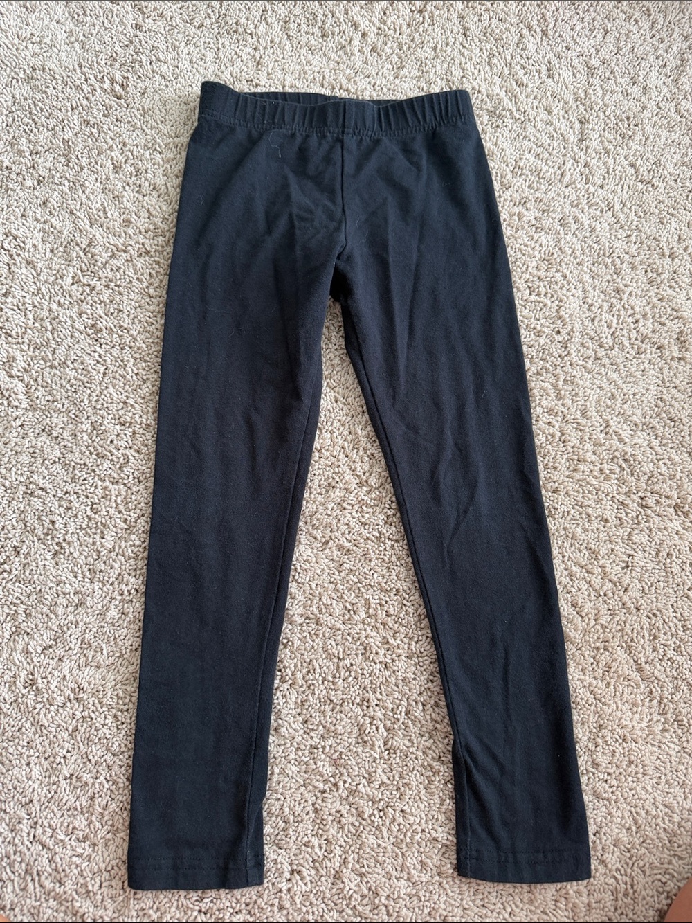 Carter's girls Black Leggings size 7